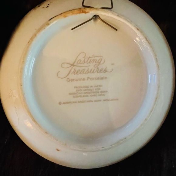 Vintage Holly Hobby Scarf & Hanging Trinket Plate - Picture 4 of 4